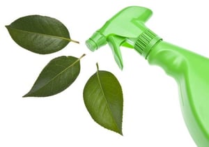 9 Ways To Keep Your Employees Safe When Cleaning green eco friendly cleaning bottle